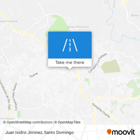 Juan Isidro Jiminez map