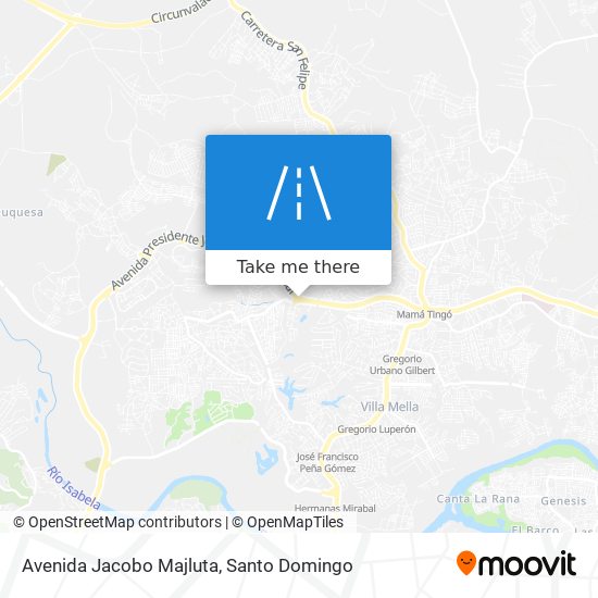 Mapa de Avenida Jacobo Majluta