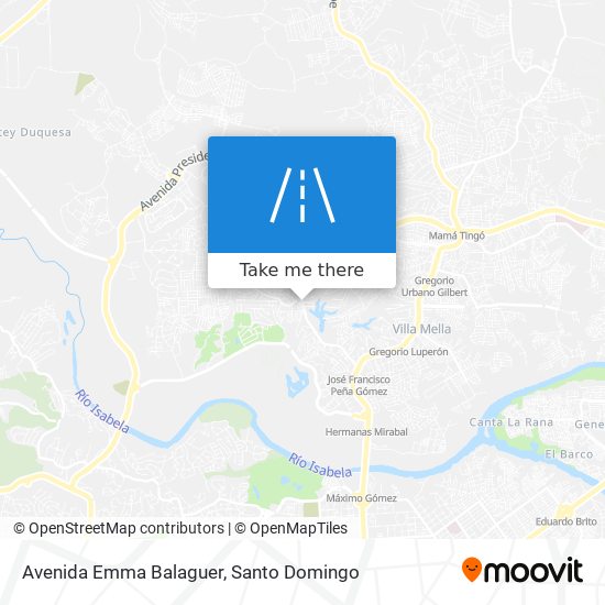 Avenida Emma Balaguer map