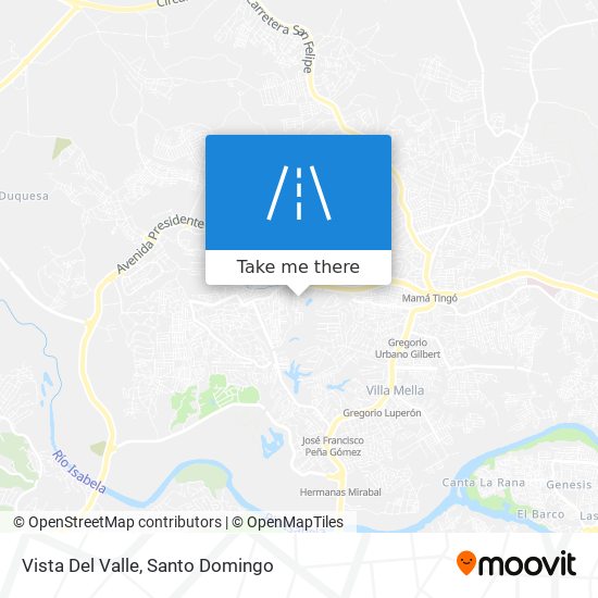 Mapa de Vista Del Valle