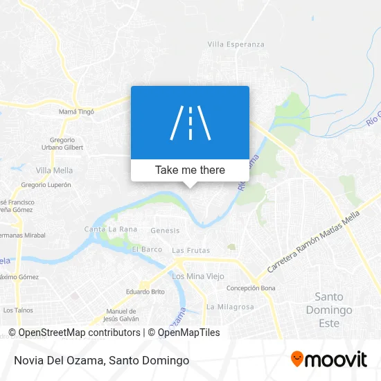 Novia Del Ozama map