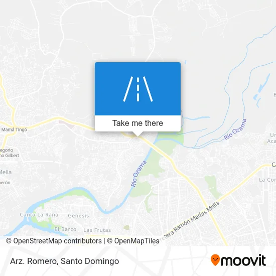 Mapa de Arz. Romero
