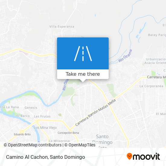 Camino Al Cachon map