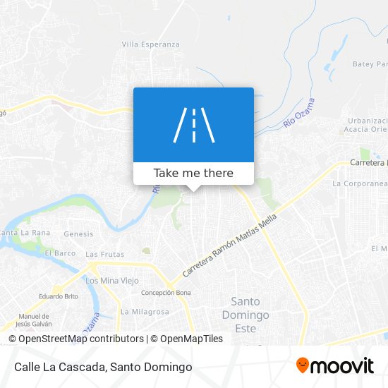 Calle La Cascada map