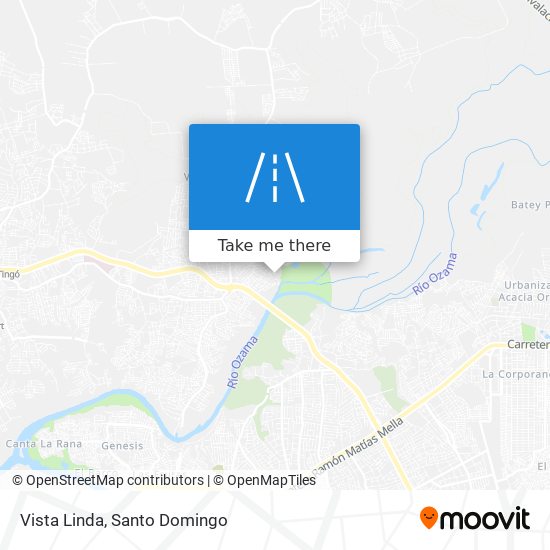 Vista Linda map