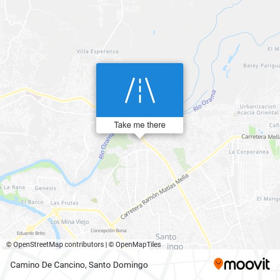 Camino De Cancino map