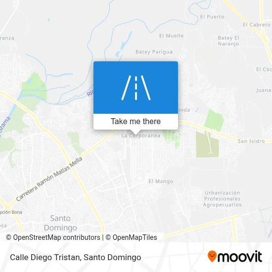 Calle Diego Tristan map