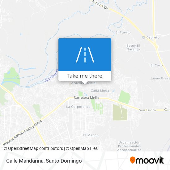 Calle Mandarina map
