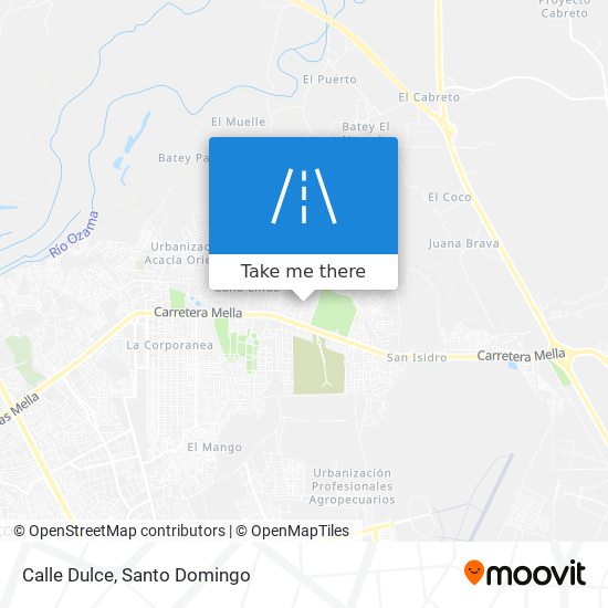 Calle Dulce map