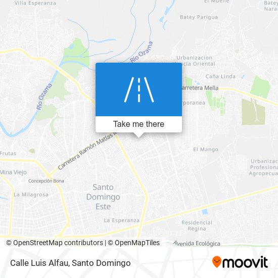 Mapa de Calle Luis Alfau