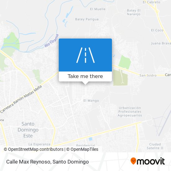 Calle Max Reynoso map