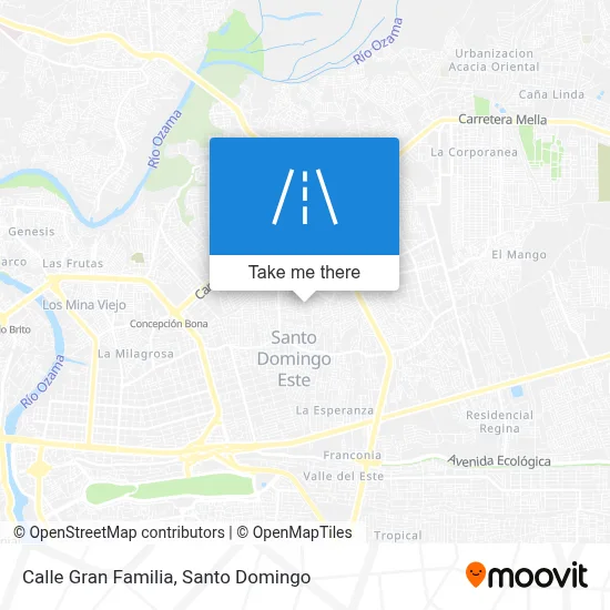 Mapa de Calle Gran Familia