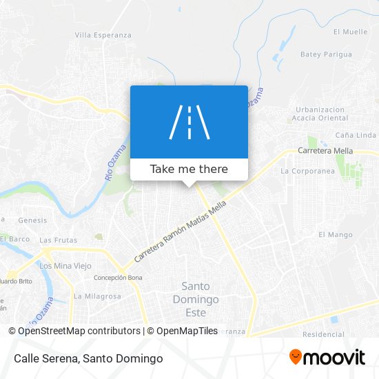 Calle Serena map