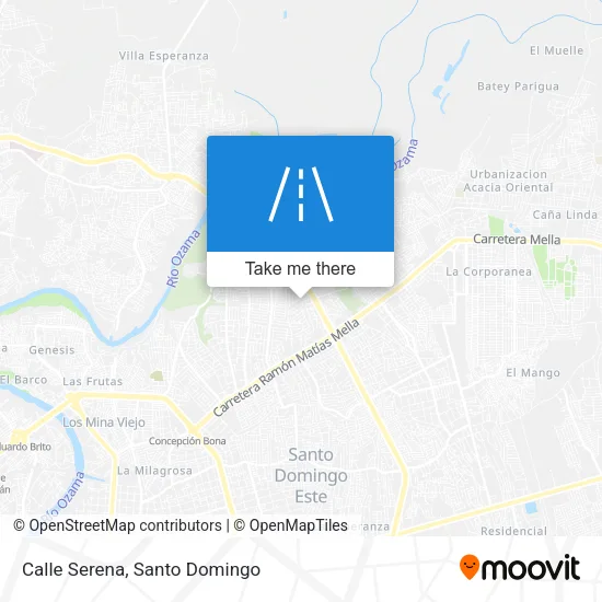 Calle Serena map