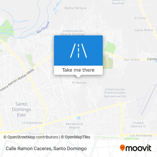 Calle Ramon Caceres map