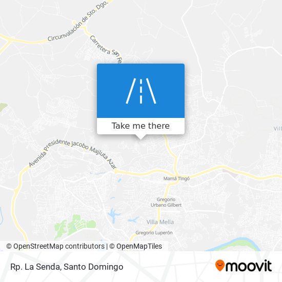 Rp. La Senda map