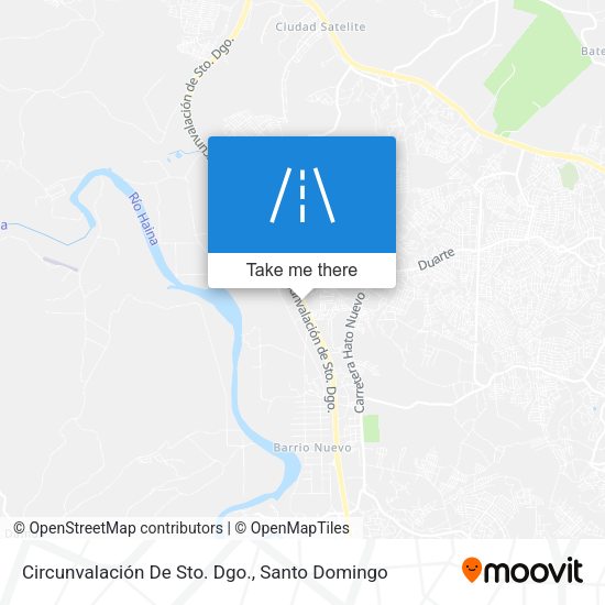 Circunvalación De Sto. Dgo. map