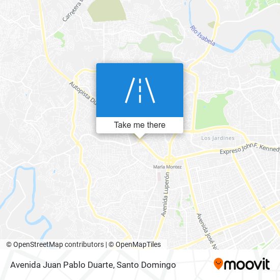 Avenida Juan Pablo Duarte map