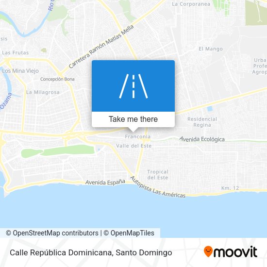 Calle República Dominicana map