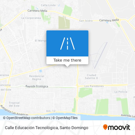 Calle Educación Tecnológica map