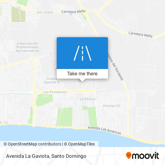 Avenida La Gaviota map