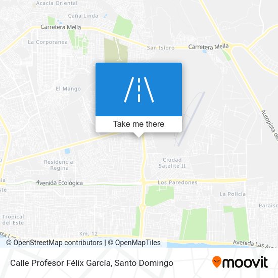 Mapa de Calle Profesor Félix García