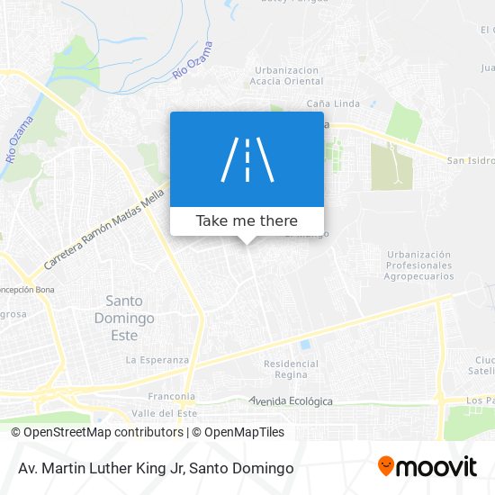 Av. Martin Luther King Jr map