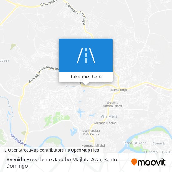 Avenida Presidente Jacobo Majluta Azar map