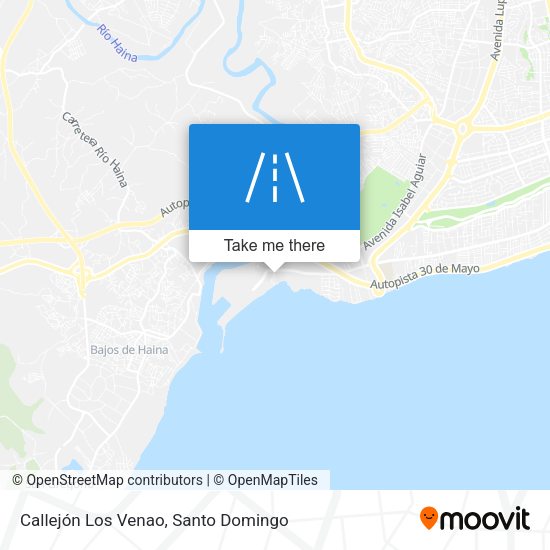 Callejón Los Venao map