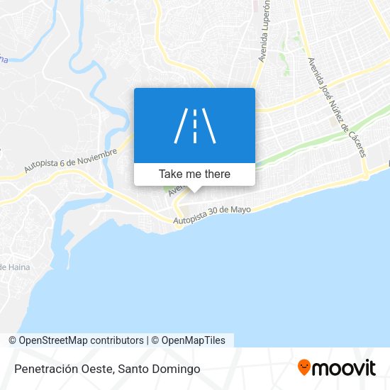Mapa de Penetración Oeste