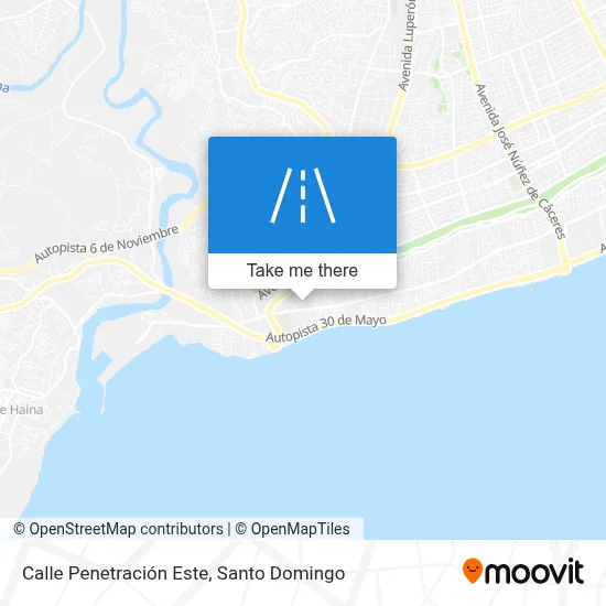 Mapa de Calle Penetración Este