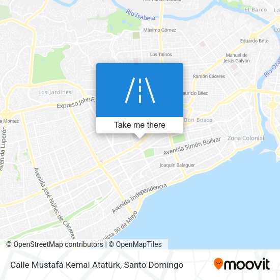 Calle Mustafá Kemal Atatürk map