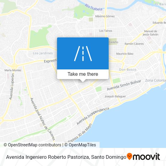 Avenida Ingeniero Roberto Pastoriza map