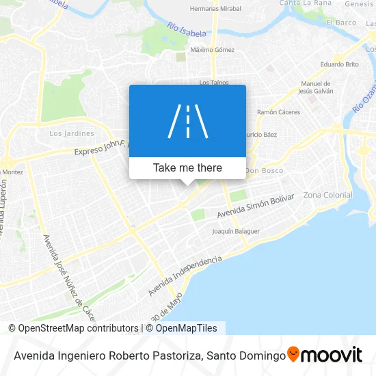 Avenida Ingeniero Roberto Pastoriza map