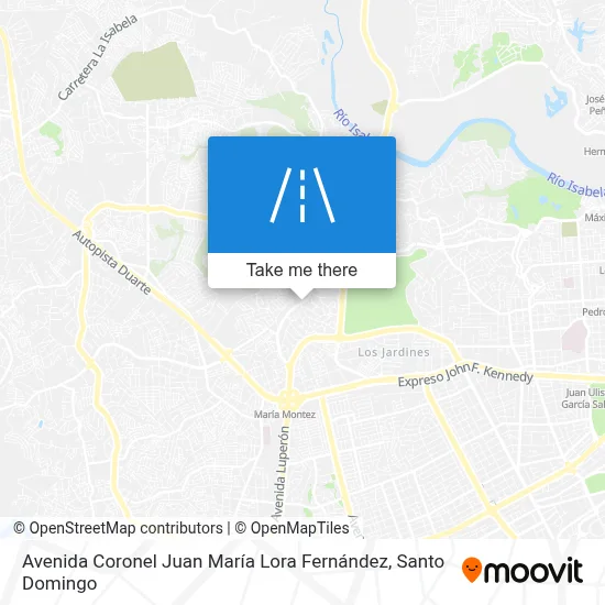 Avenida Coronel Juan María Lora Fernández map