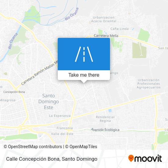 Mapa de Calle Concepción Bona