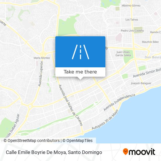 Calle Emile Boyrie De Moya map