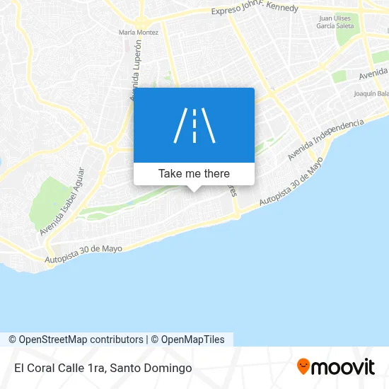 Mapa de El Coral Calle 1ra