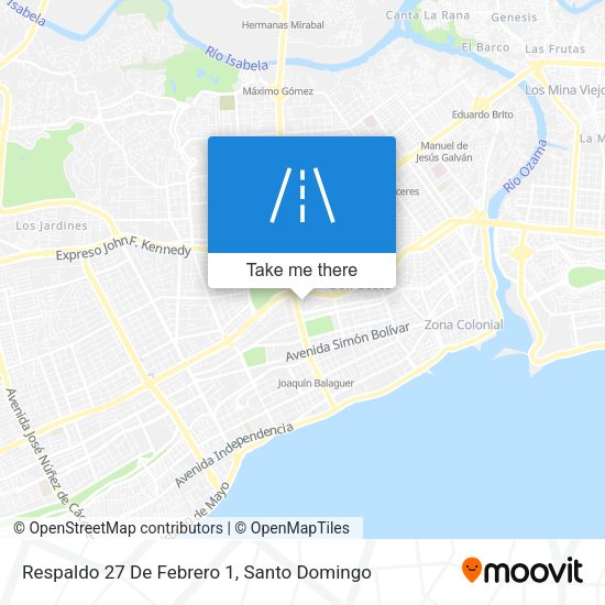 Mapa de Respaldo 27 De Febrero 1