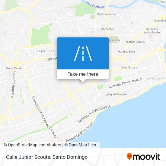 Calle Junior Scouts map