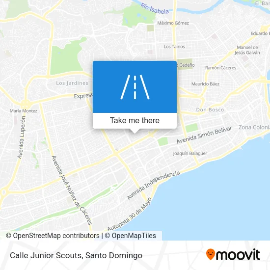 Calle Junior Scouts map