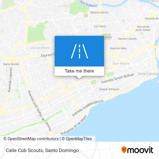 Mapa de Calle Cub Scouts