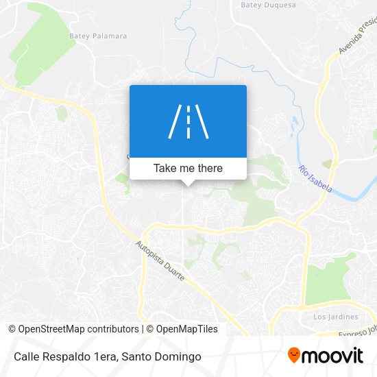 Mapa de Calle Respaldo 1era