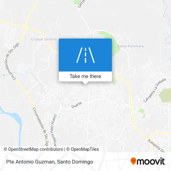 Mapa de Pte Antonio Guzman