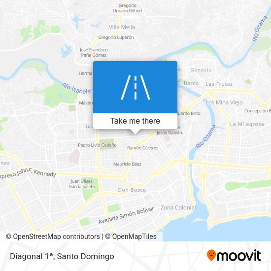 Diagonal 1ª map