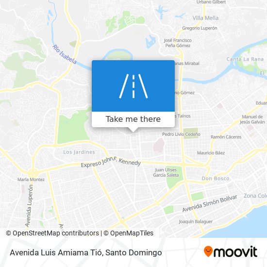 Avenida Luis Amiama Tió map