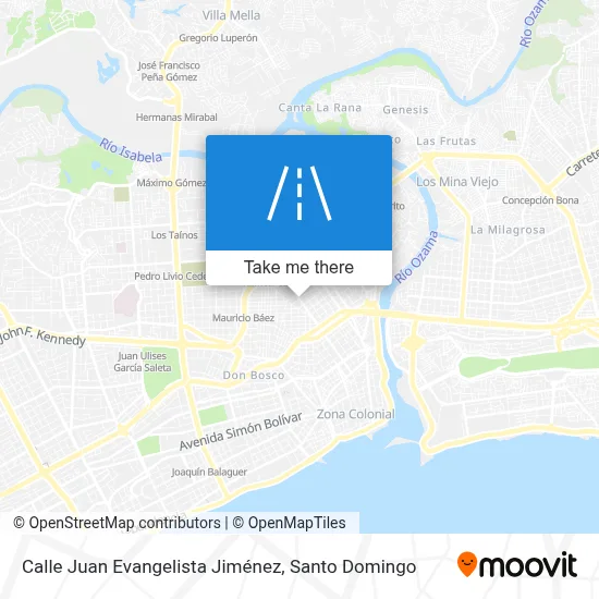 Mapa de Calle Juan Evangelista Jiménez