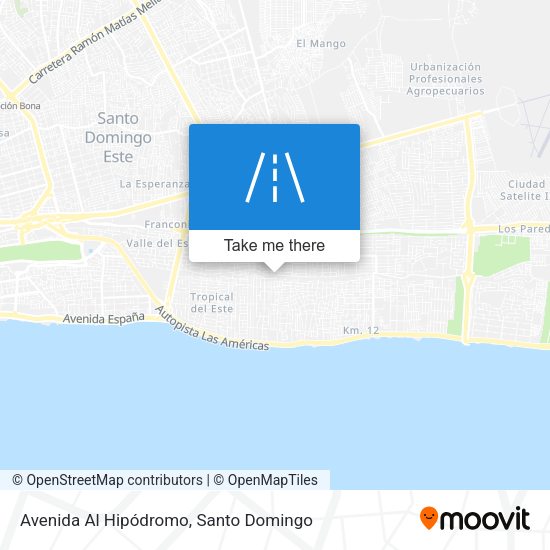 Mapa de Avenida Al Hipódromo
