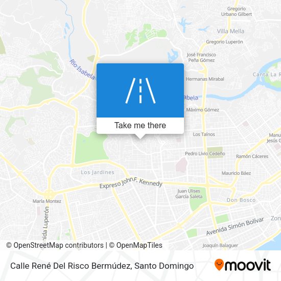 Calle René Del Risco Bermúdez map