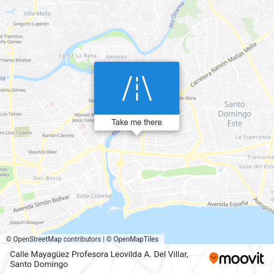 Calle Mayagüez Profesora Leovilda A. Del Villar map
